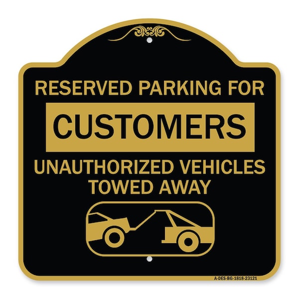 Reserved Parking for Customers Unauthorized Vehicles Towed Away, A-DES-BG-1818-23121